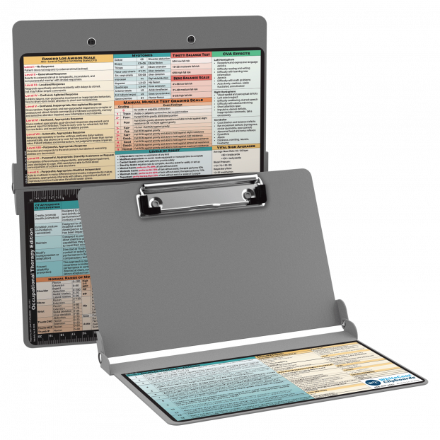 WhiteCoat Clipboard® - Silver Occupational Therapy Edition